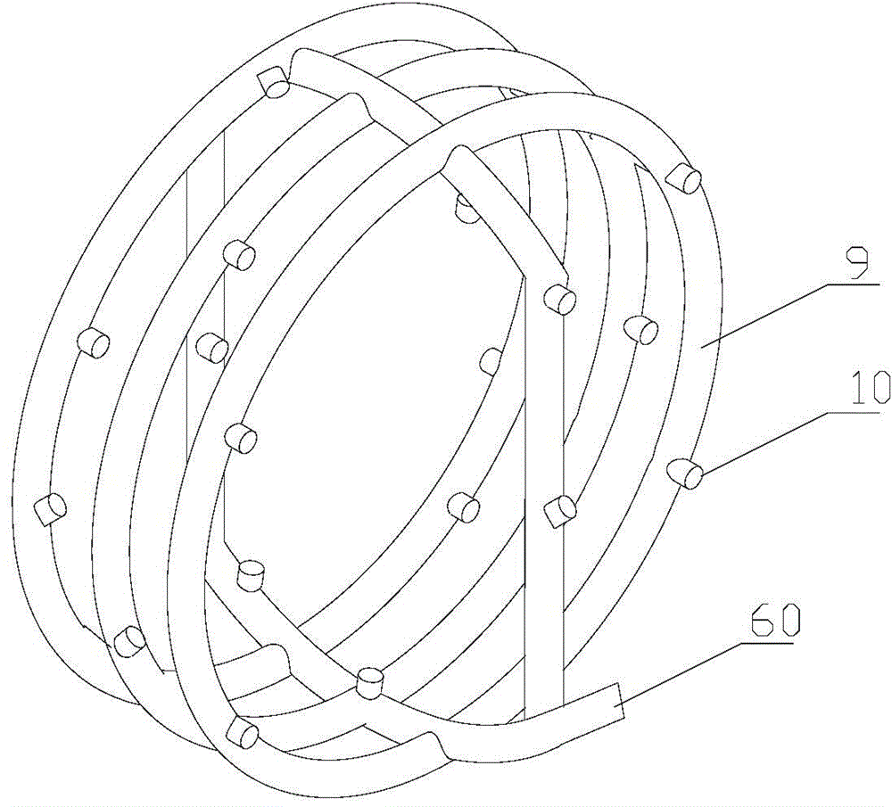 A wet-type dust-collecting air flow cooling device