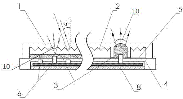 Long-afterglow retroreflector with excitation light sources