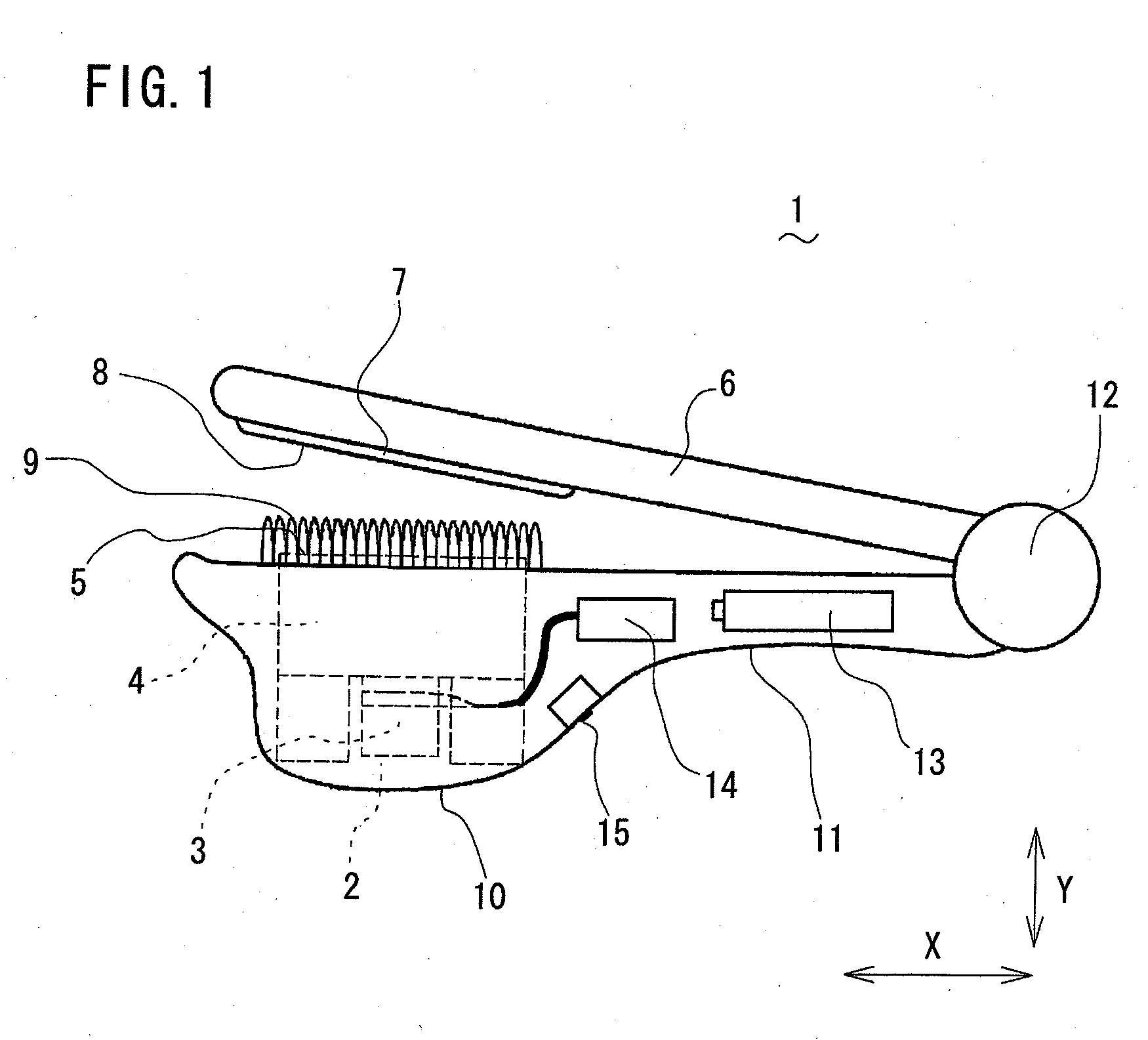 Ultrasonic wave hair set apparatus