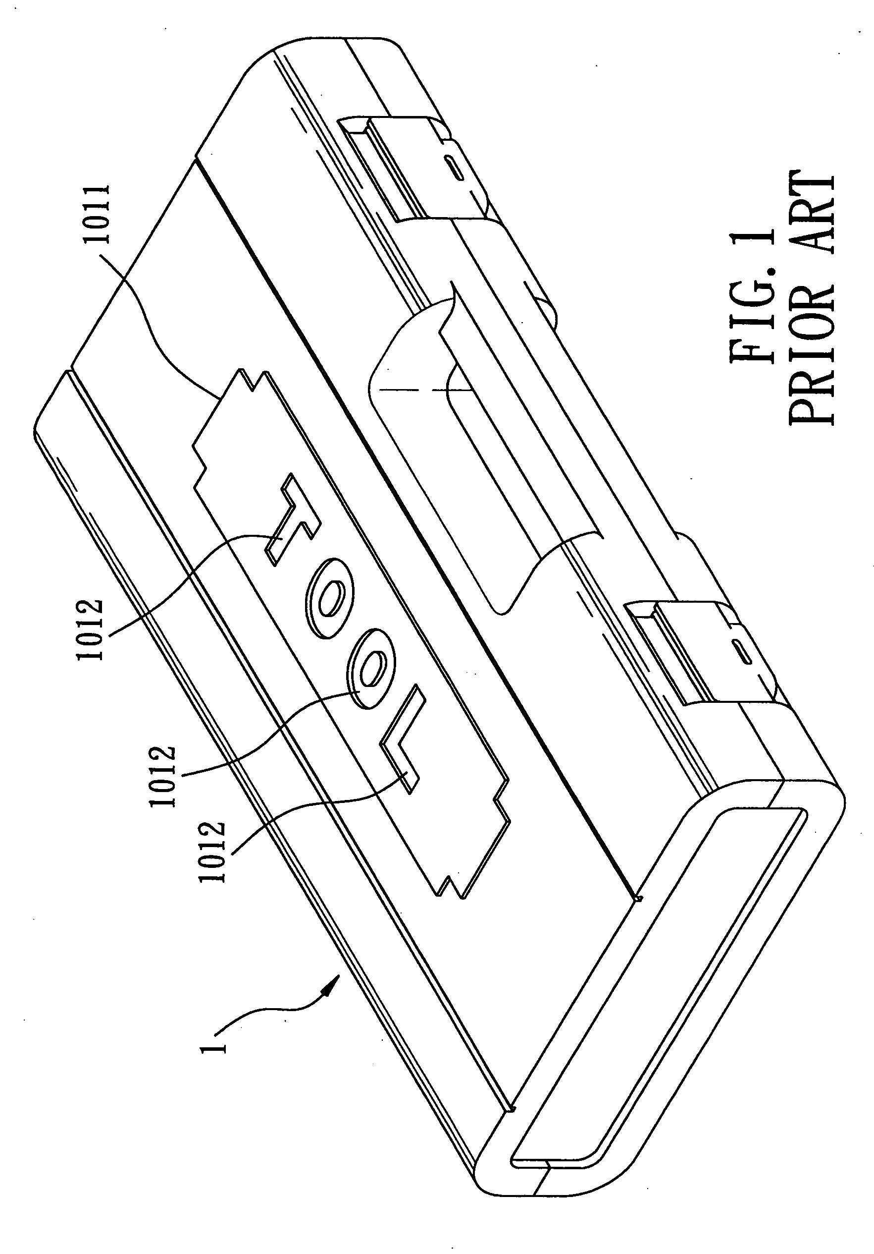 Tool box with a logo plate thereon