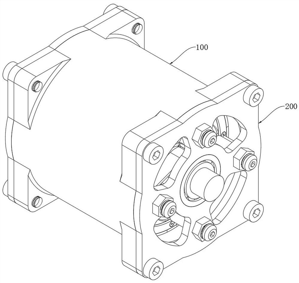 A high and low voltage integrated generator set