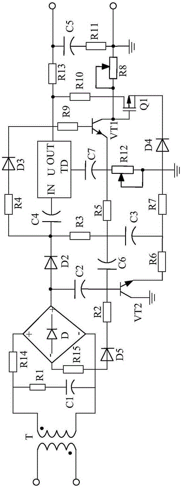 Constant-temperature controllable inversion energy-saving control system integrating solar energy and boiler