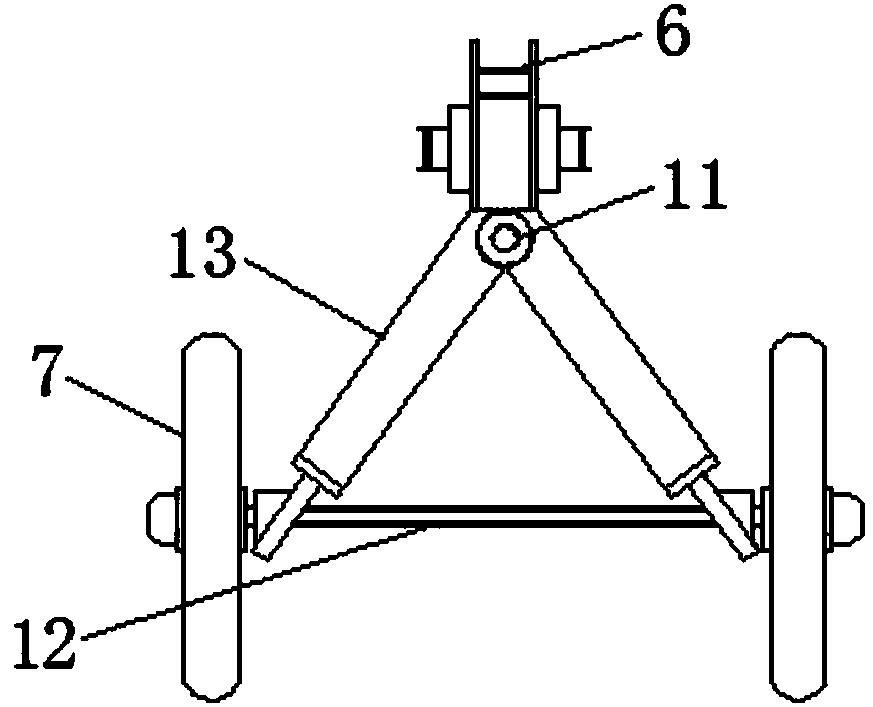 Baby carriage with shock absorbing effect