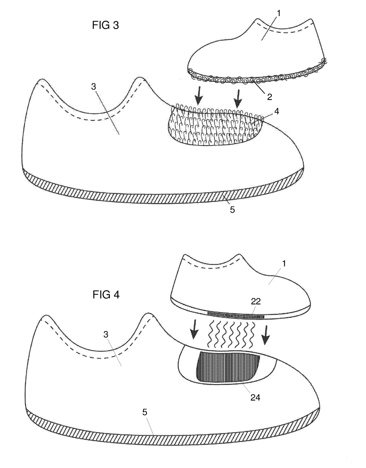 Parent and child attachable footwear