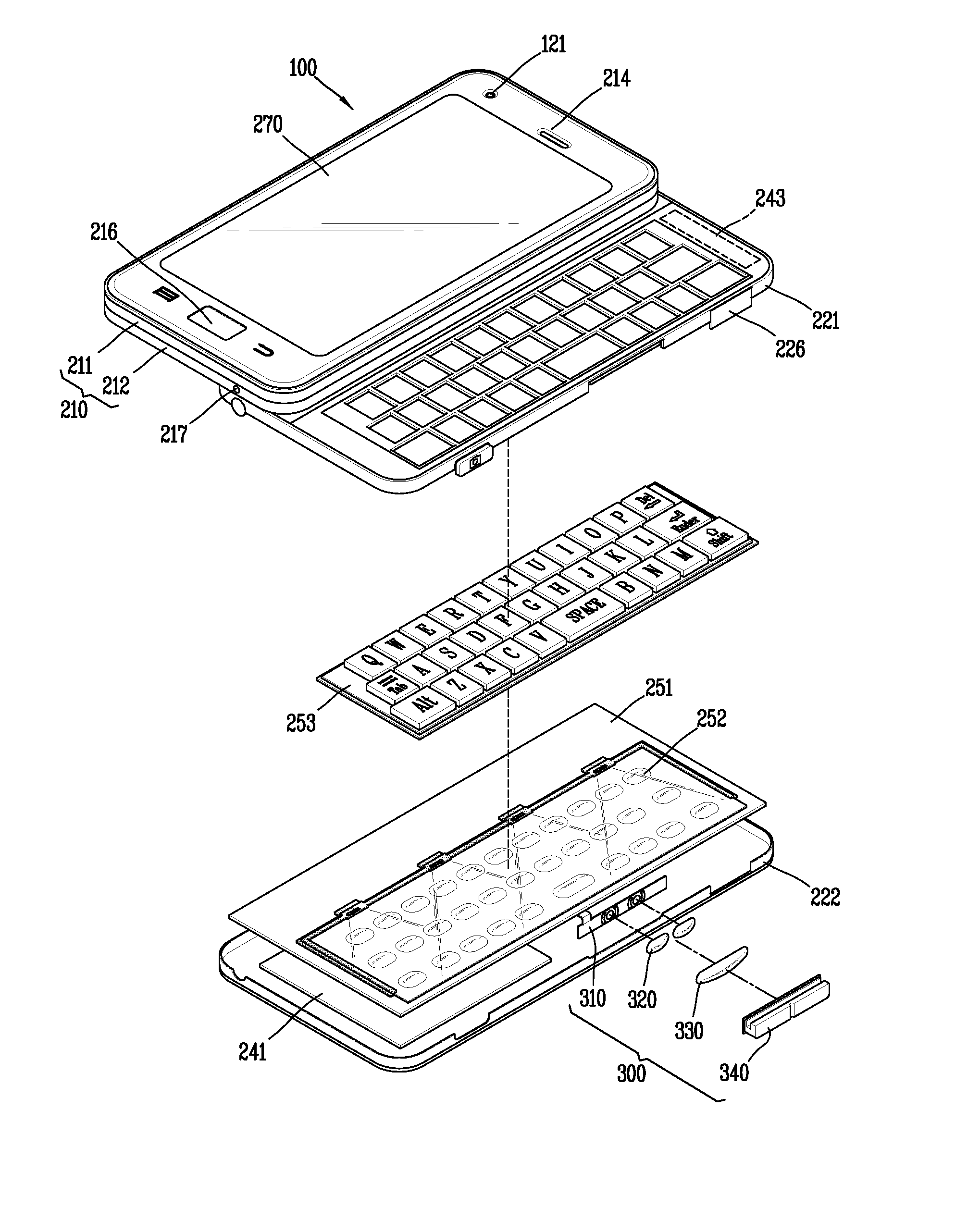 Key assembly and mobile terminal having the same