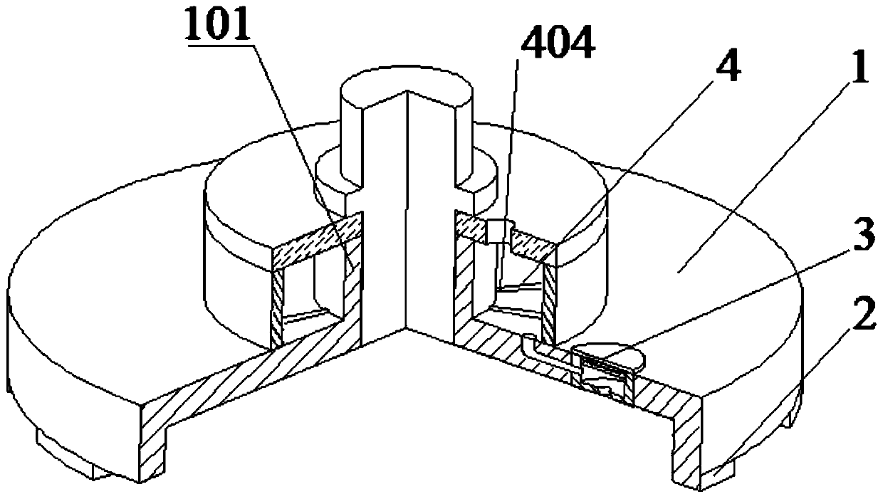 A kind of independent jet internal cooling grinding wheel