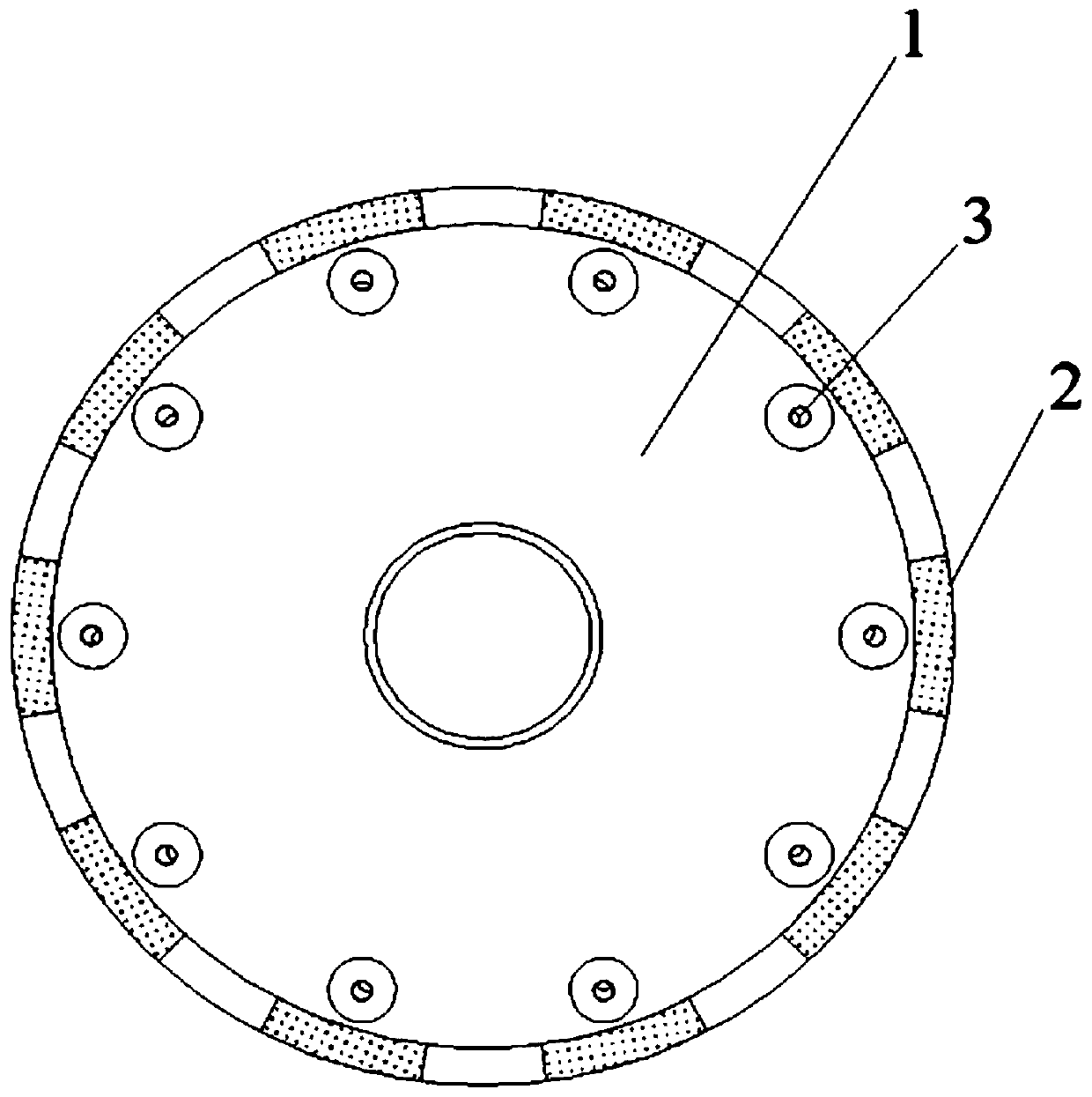 A kind of independent jet internal cooling grinding wheel