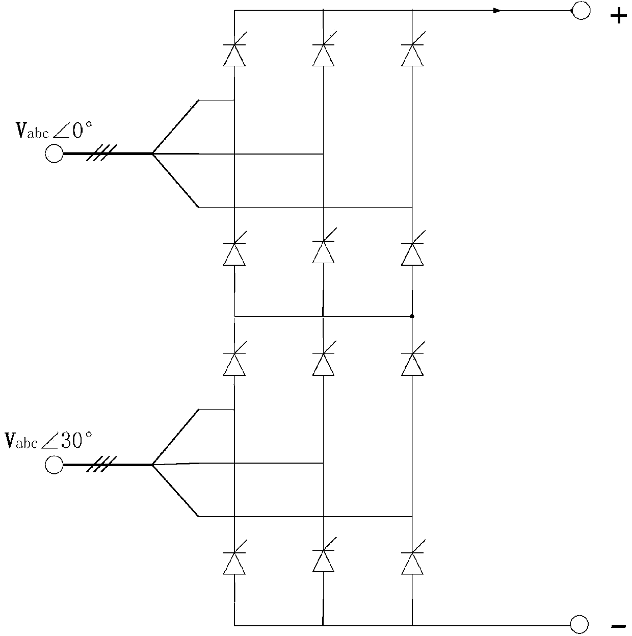 Mixed MMC-based mixed direct current power transmission system