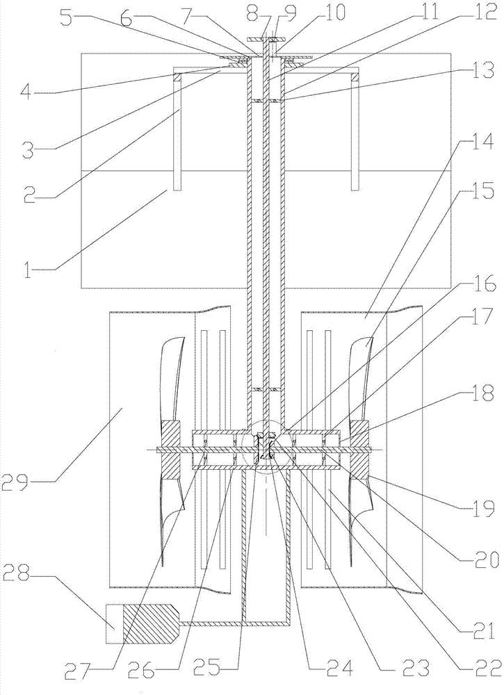 Tidal current energy power generation device capable of being used in low-speed environment