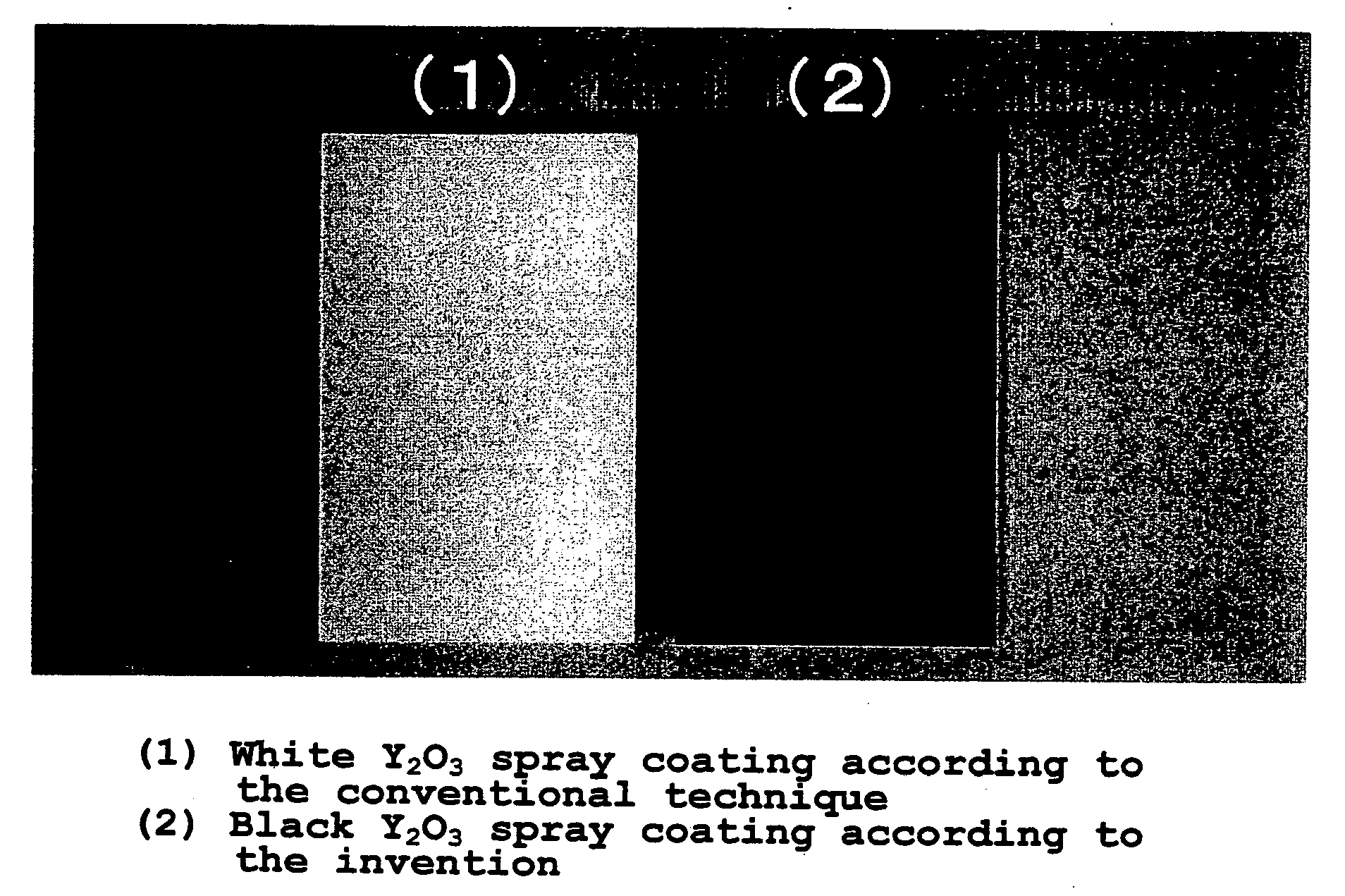 Y2O3 spray-coated member and production method thereof