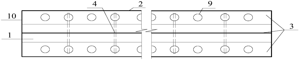 Wineglass-shaped section steel-concrete composite beam and construction method thereof