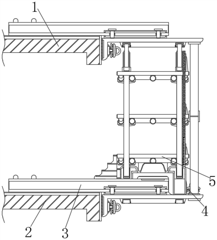 Novel cantilever steel scaffold and construction process thereof