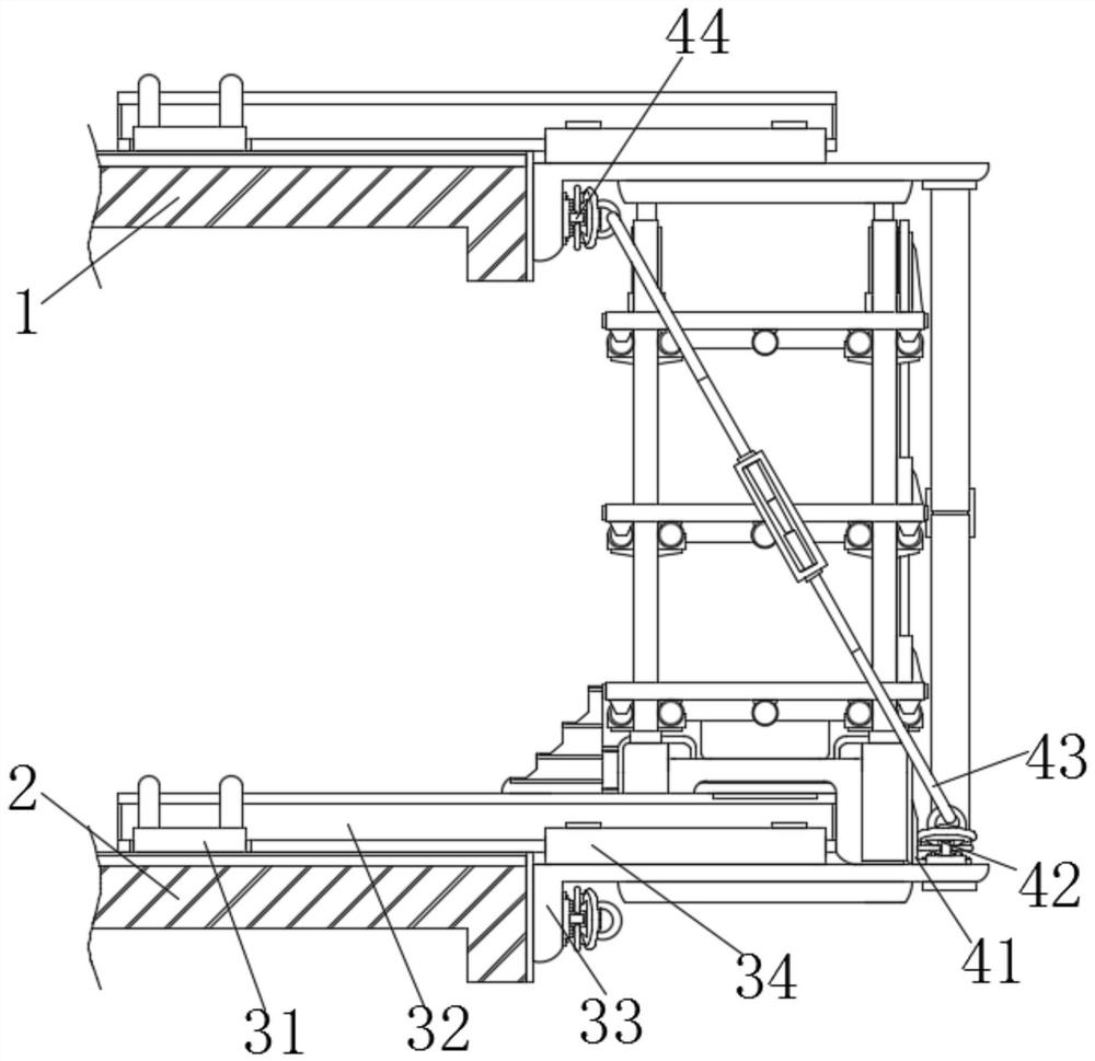 Novel cantilever steel scaffold and construction process thereof