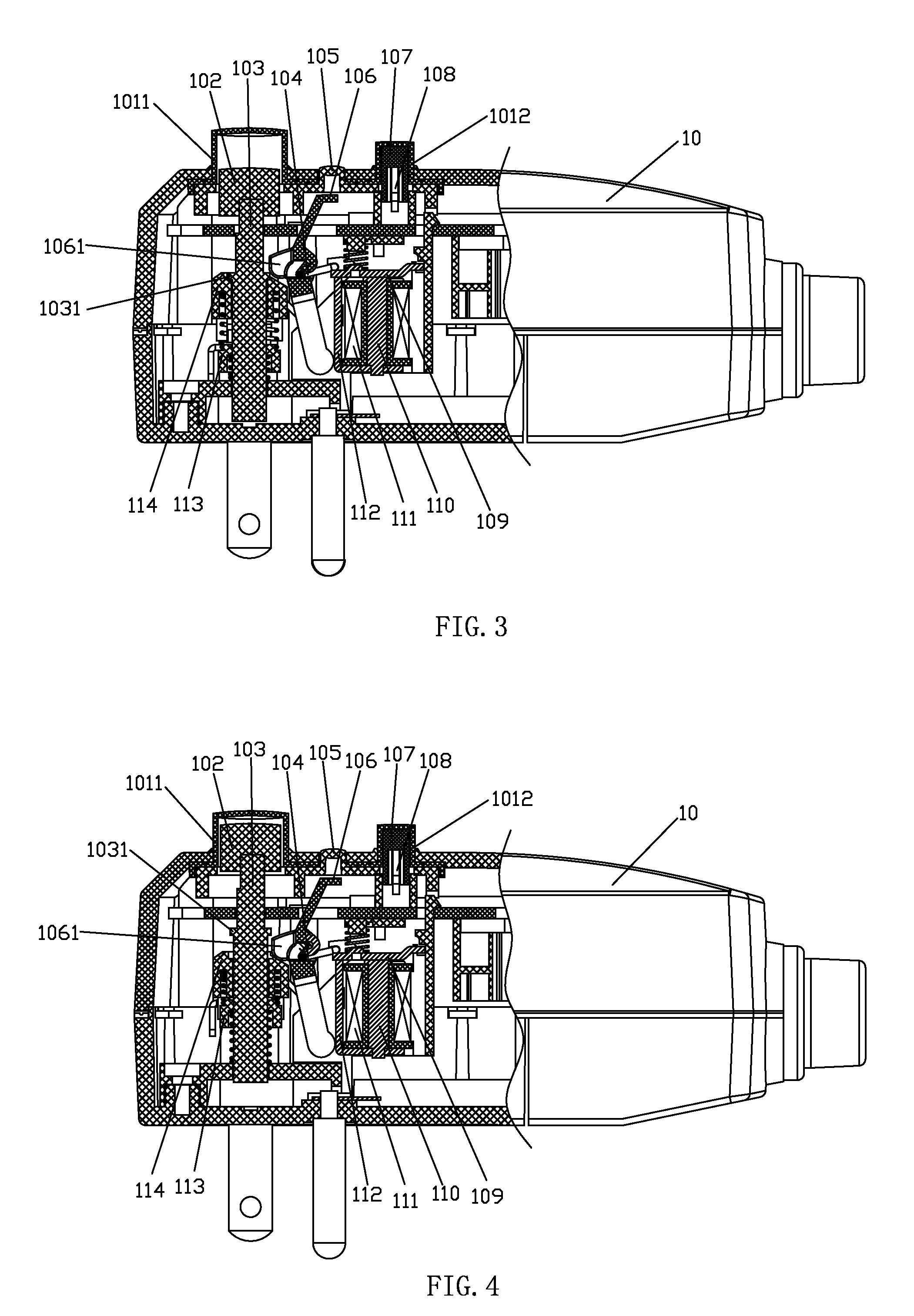 Leakage protective plug