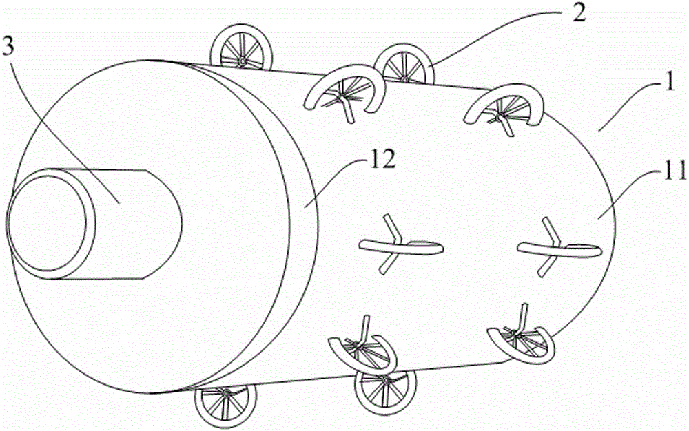 Detector for prestressed pipeline