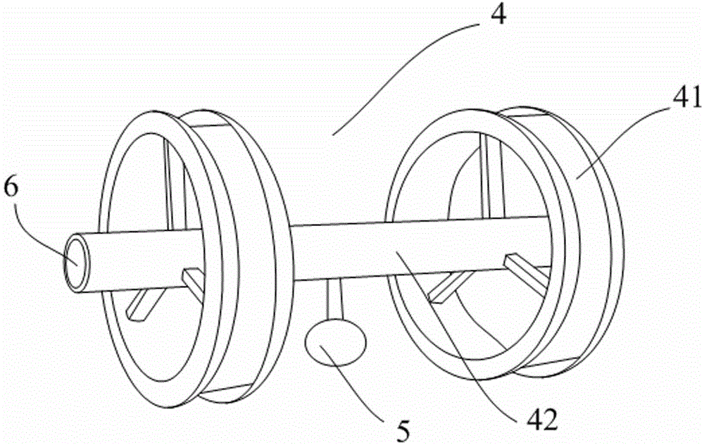 Detector for prestressed pipeline