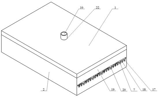 A precision air suction seed device and operation method with variable line spacing