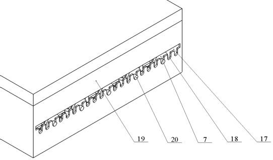 A precision air suction seed device and operation method with variable line spacing