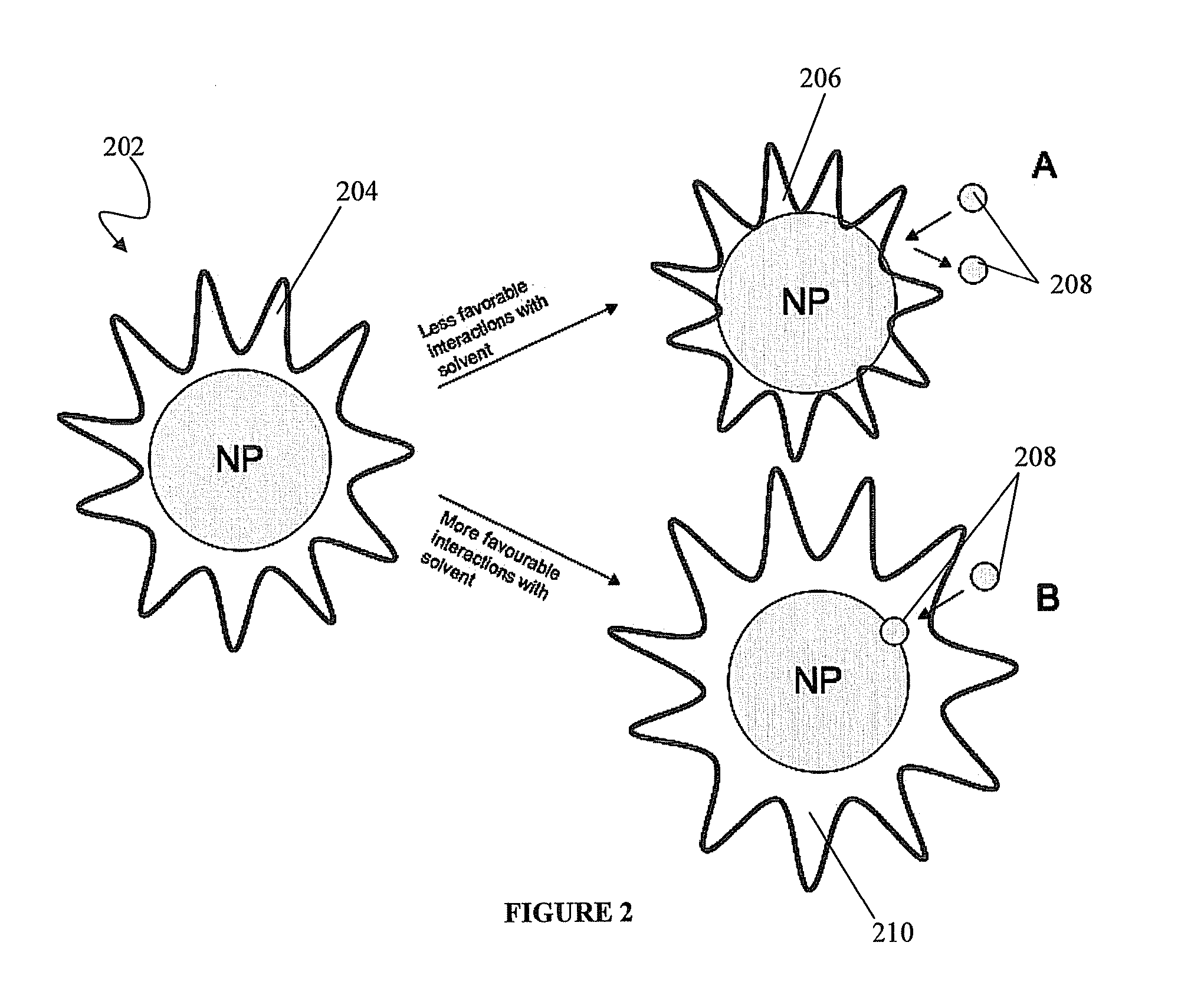 Nanoparticles confined in polyelectrolytes