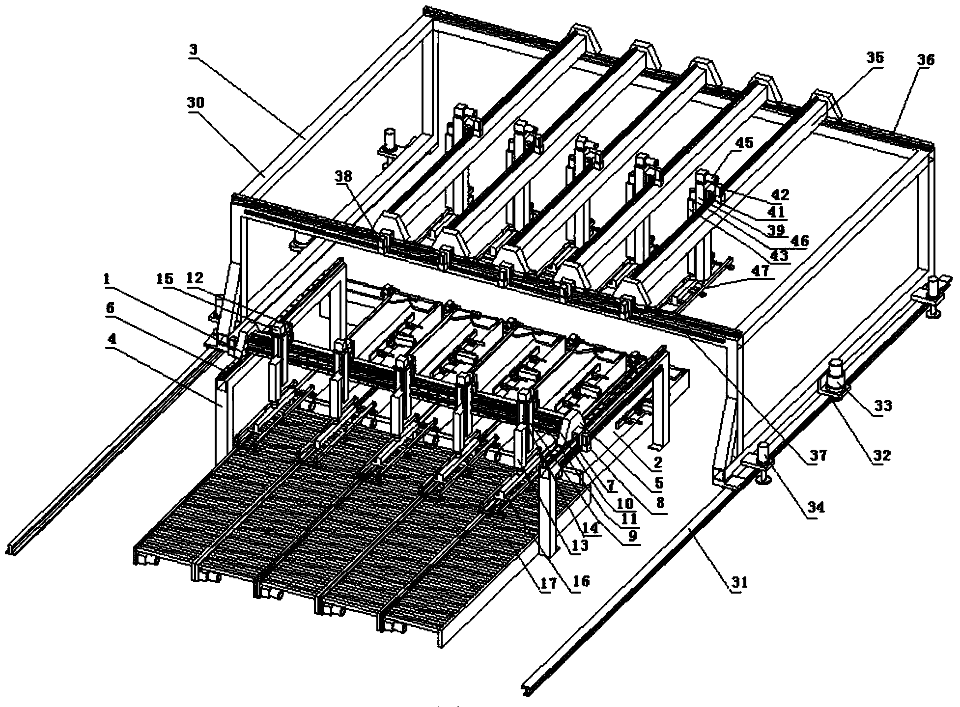 Robot device for automatically shimming transformer