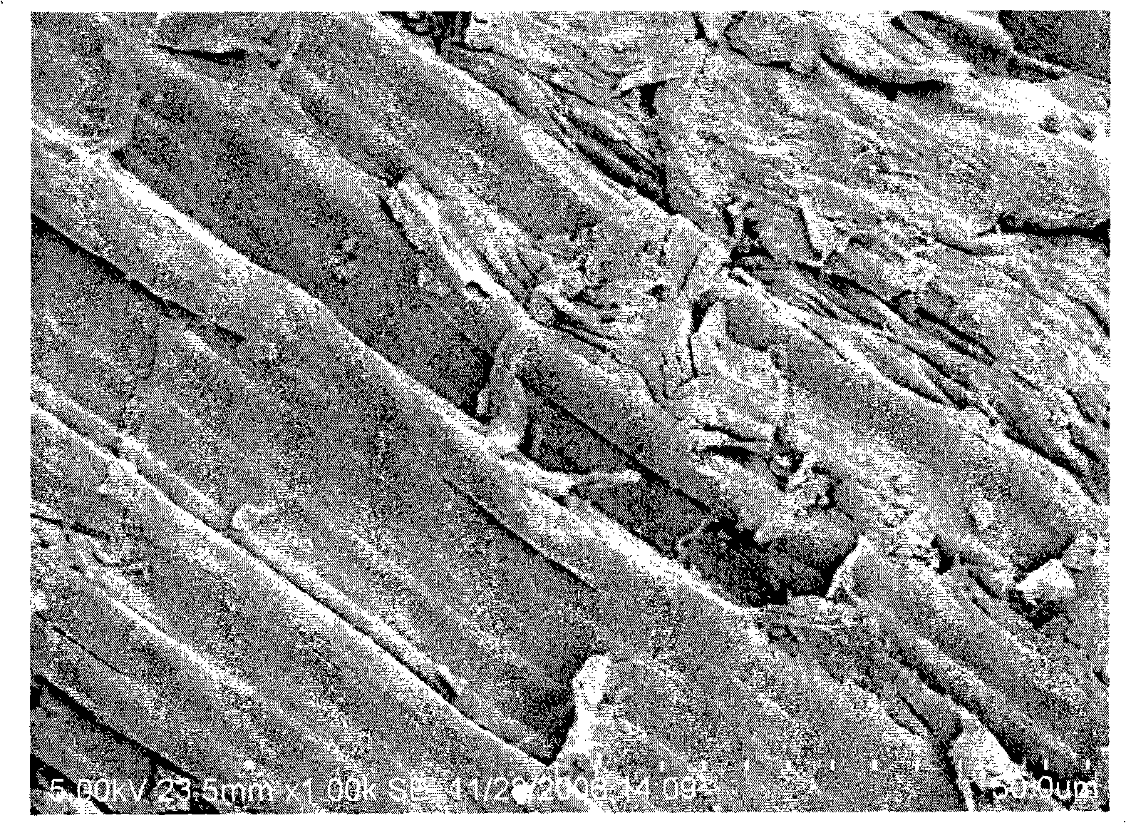 Method for preparing ethanol by using raw material containing cellulose