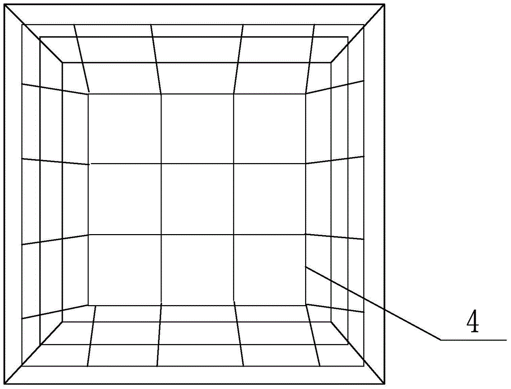 Novel anchor head structure used for slope support and construction method thereof