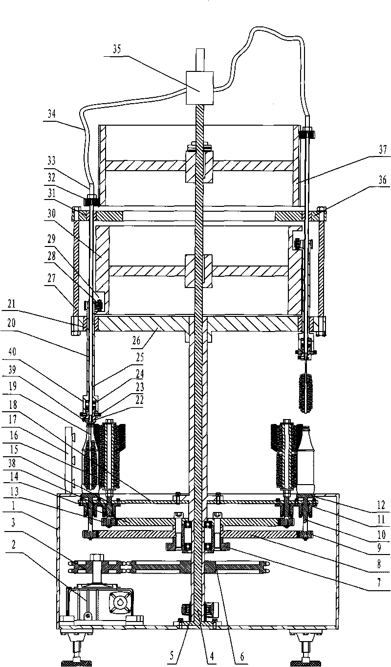 Full-automatic inner-outer bottle cleaning machine