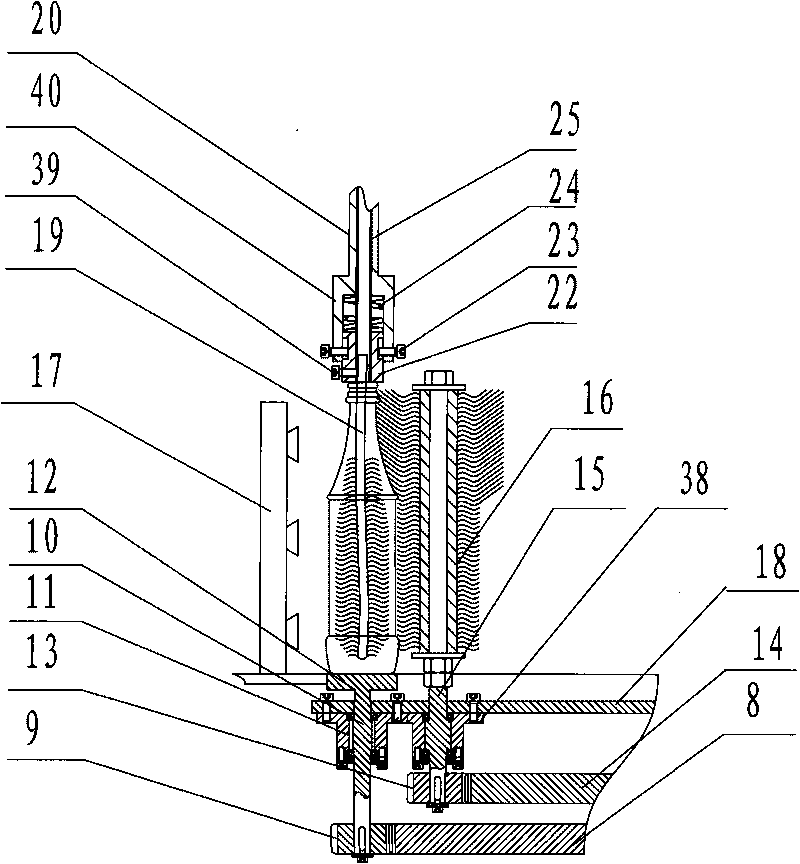 Full-automatic inner-outer bottle cleaning machine