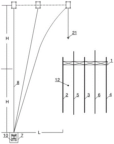 Transmission line unmanned aerial vehicle and electric lifting device combined live working method