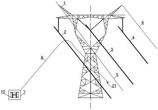 Transmission line unmanned aerial vehicle and electric lifting device combined live working method