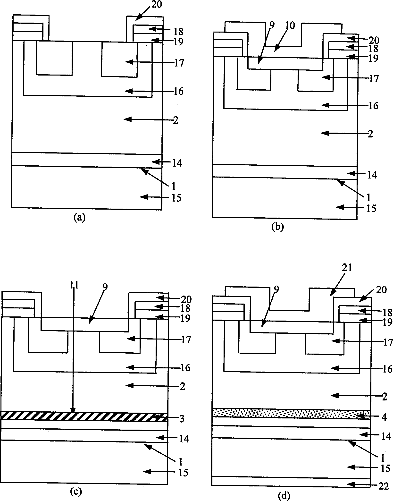 Method for manufacturnig silicon high-speed semiconductor switch device