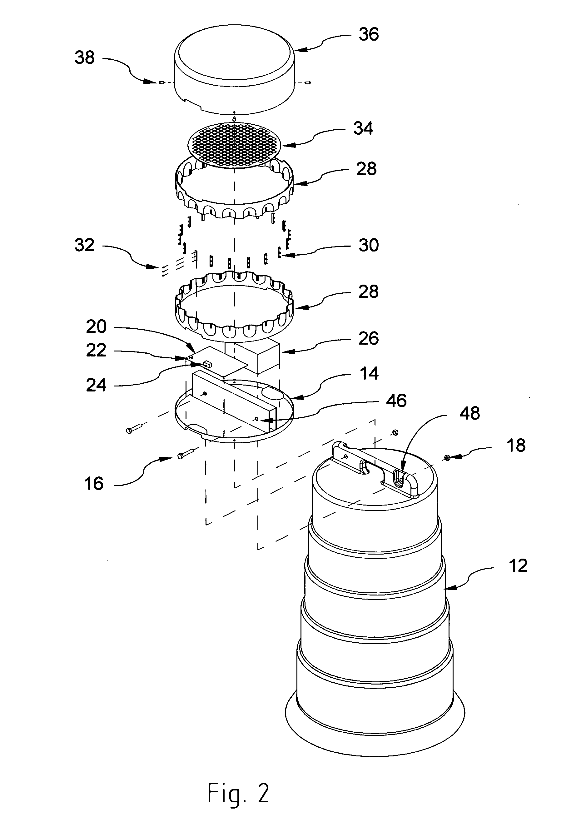 Directional highway buoy