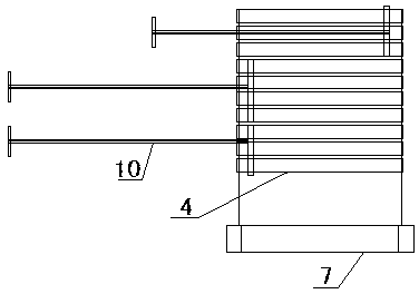 Furnace pipe mechanism with water pipe dust removing device