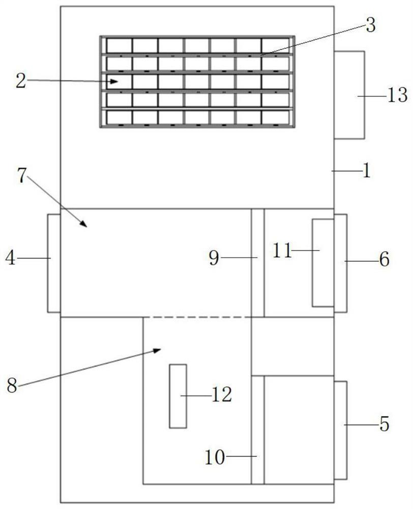 Air conditioner air supply device of fresh air system and using method of air conditioner air supply device