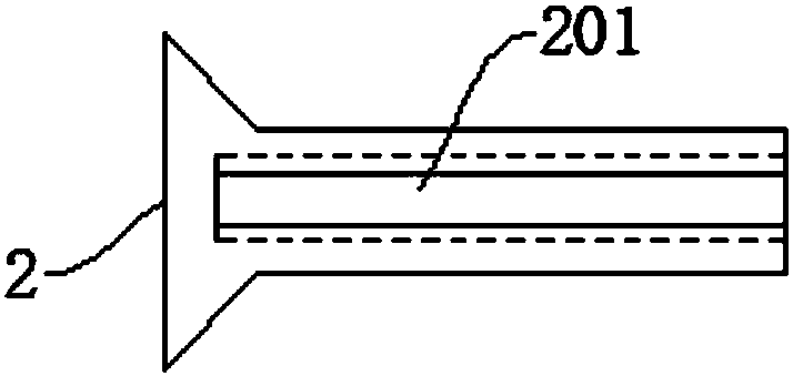 Leaning-preventing electric portable drill facilitating drilling depth control