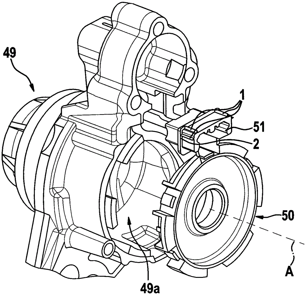 Electric motor and method for mounting the electric motor