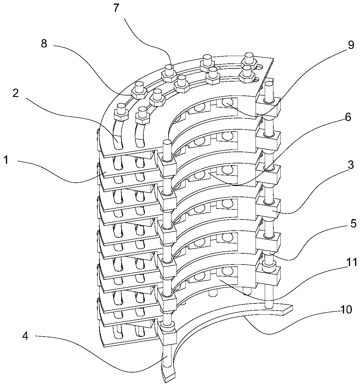 PET preform wall thickness measuring device