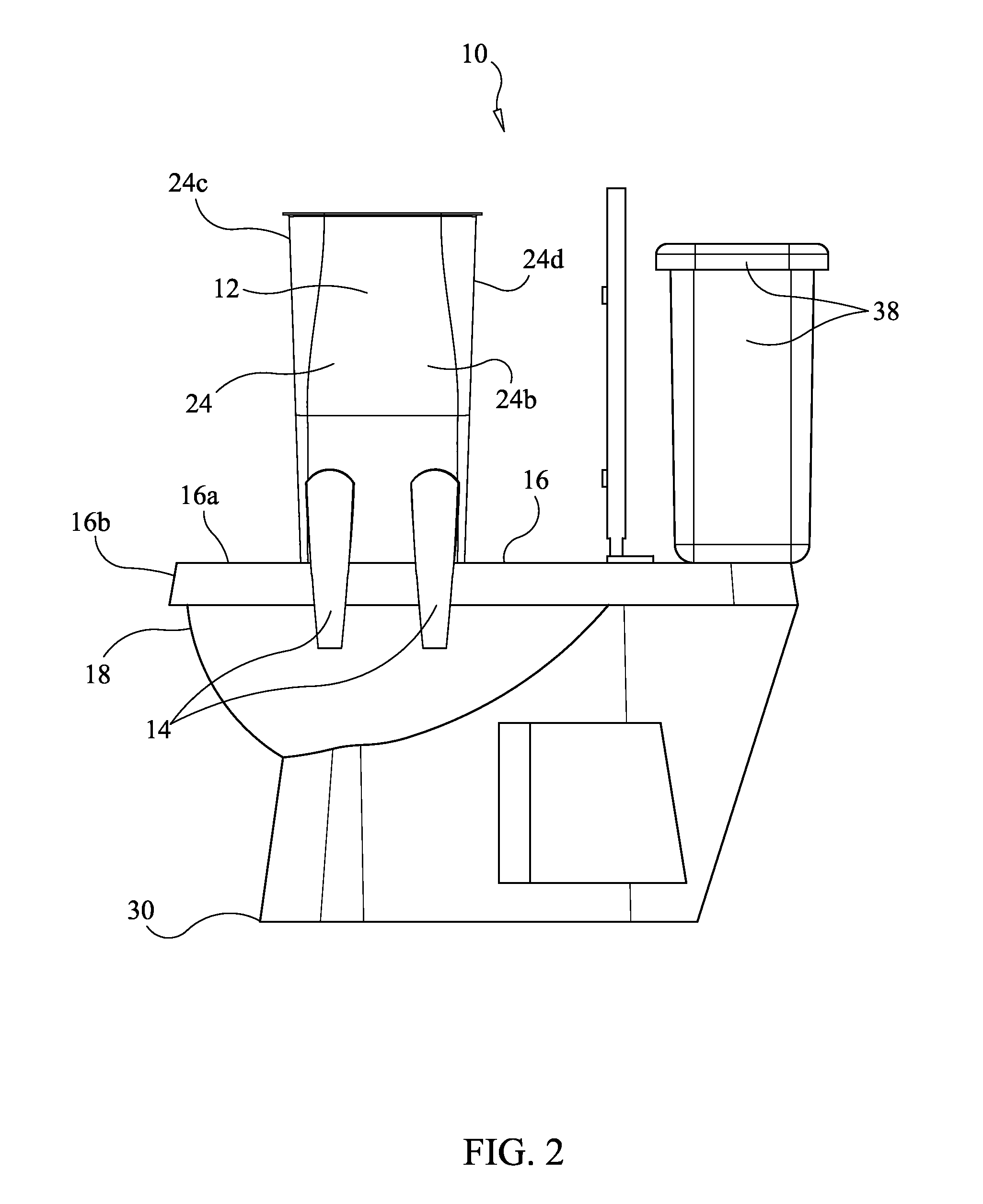 Combination rinsing tub for toilet and trash receptacle