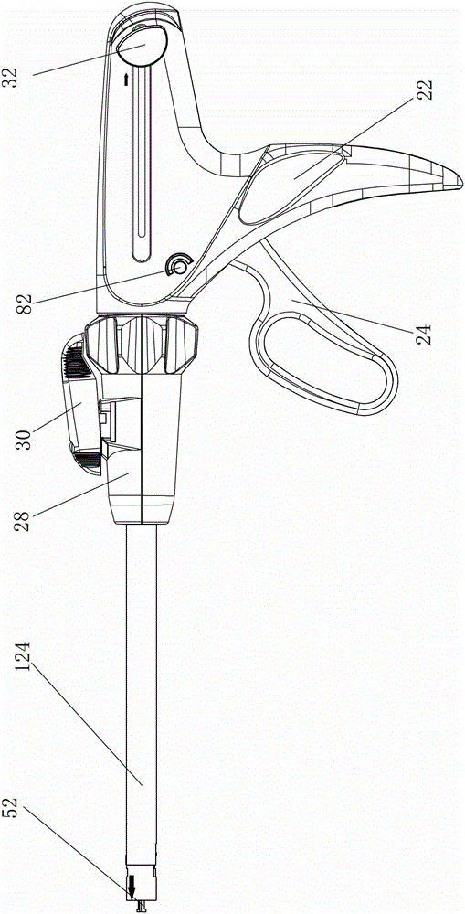 Tissue clamping member of linear cutting anastomat and nail granary of tissue clamping member