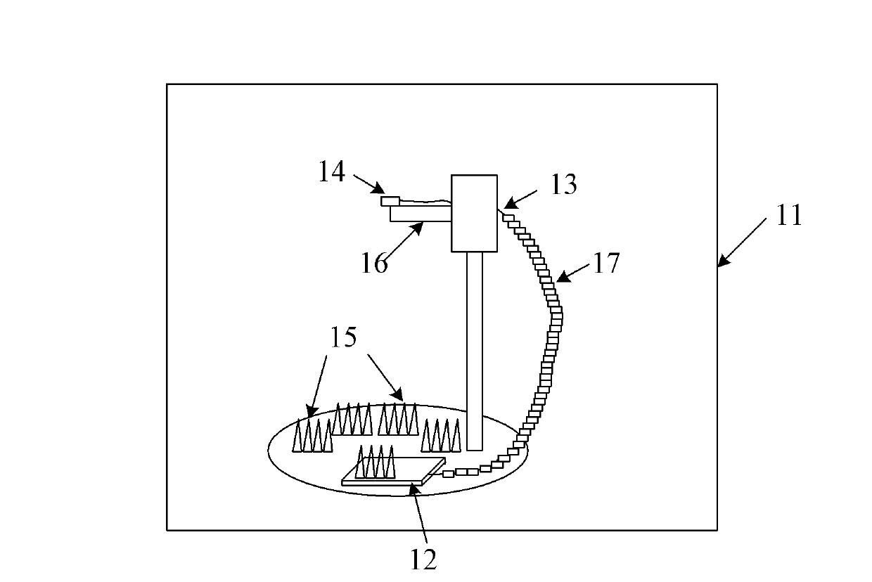 System and method for testing receiving sensitivity of data terminal