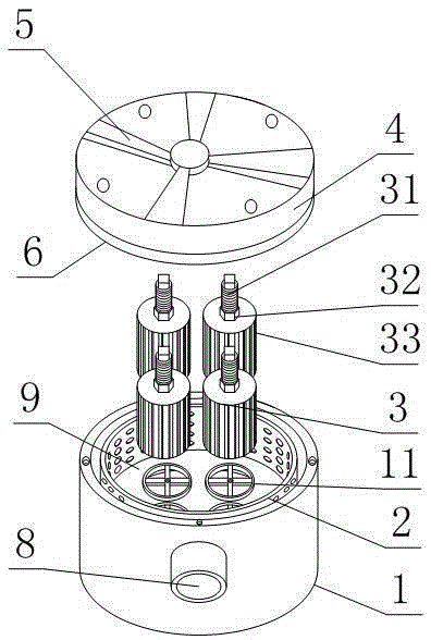 A compressor silencer