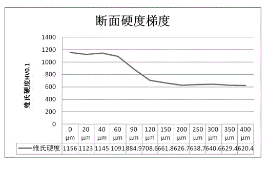 Technical method for die steel surface nonmetallic ion infiltration