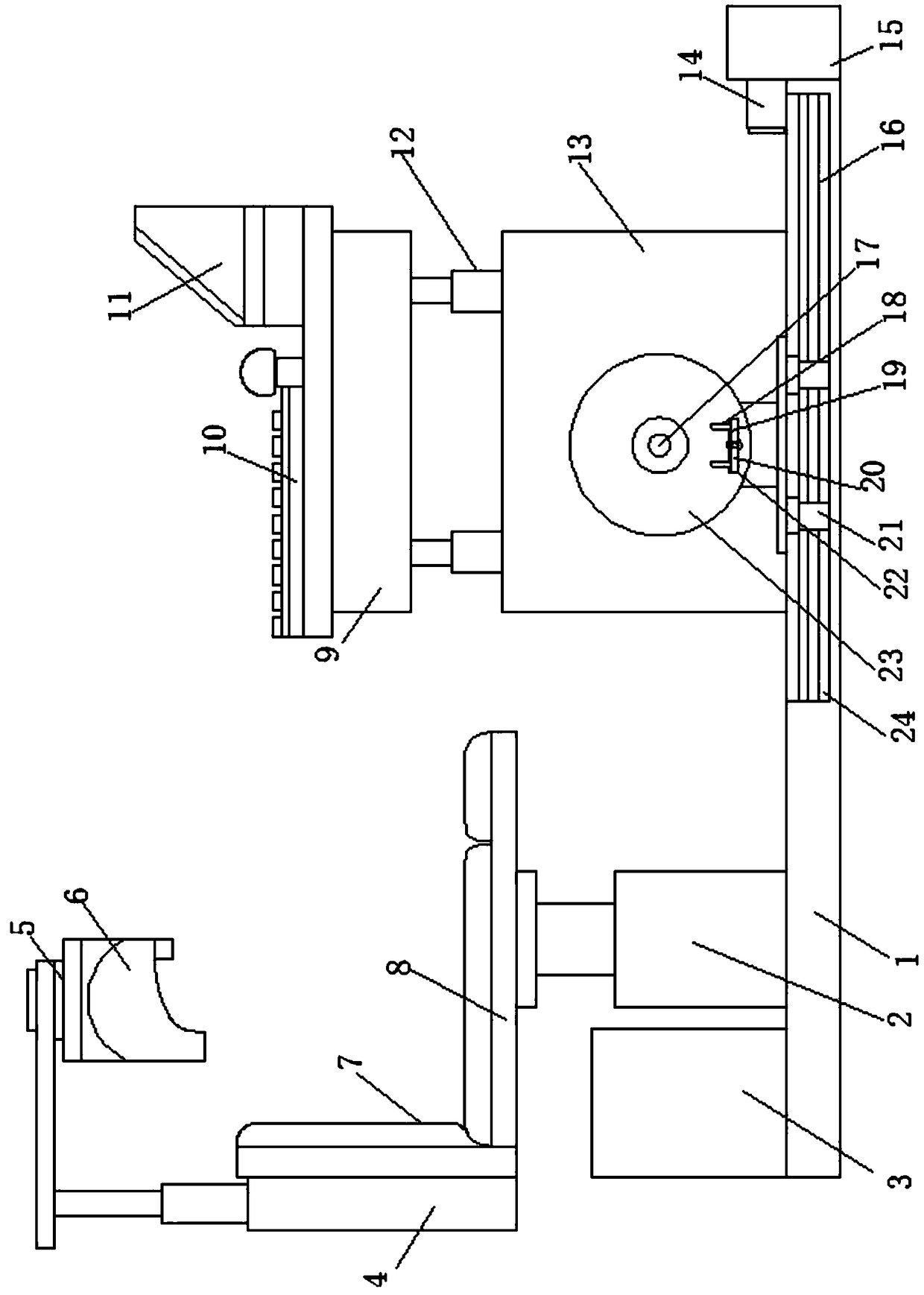 Neurology department clinical training and massaging device and use method thereof