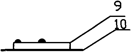 Flow sensor of ultrasonic water meter and heat meter