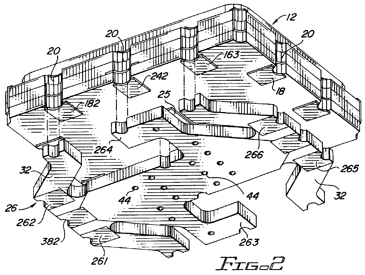 Slotted printed circuit board surface mount stress relief system