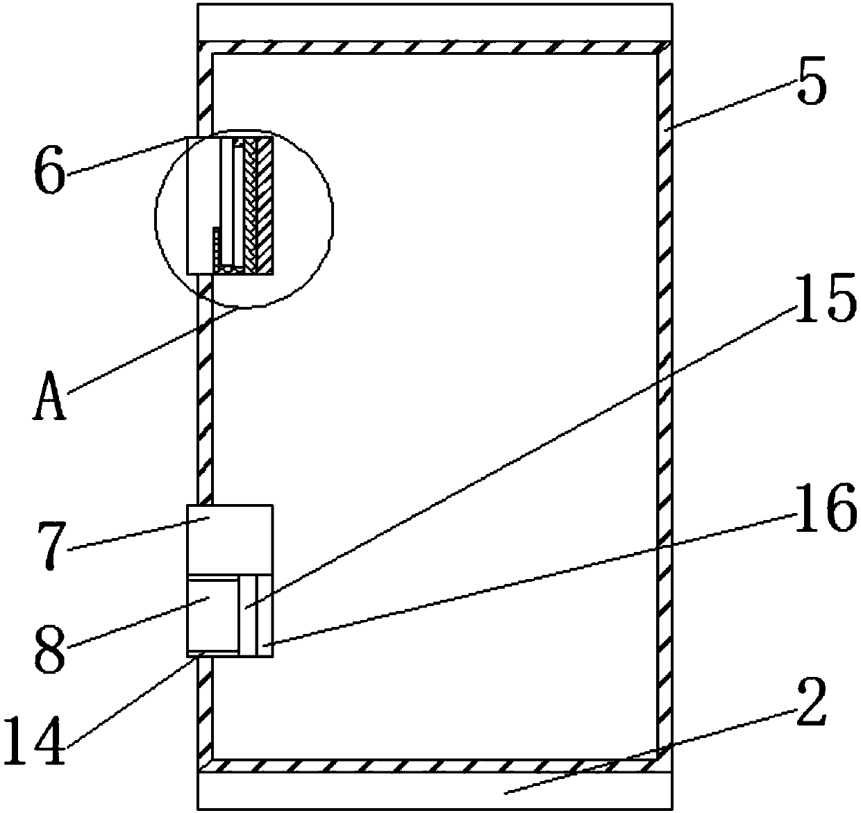 Liquid crystal display screen with double rows of FPC interfaces