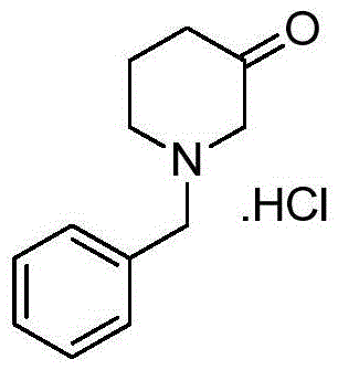 Preparation method for 1-benzyl-3-piperidone hydrochloride