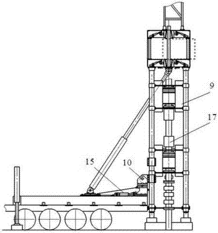 A fast wellhead docking device and its application method