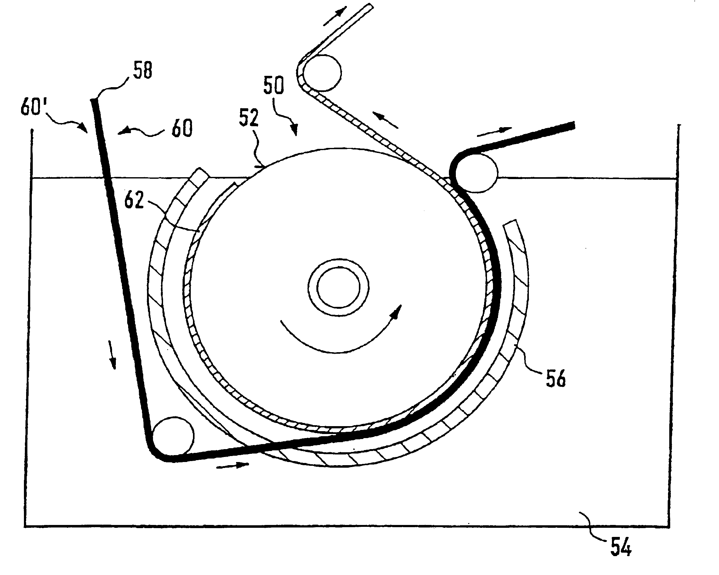 Method for electroplating a strip of foam