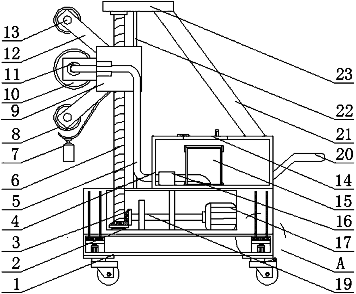 Wall painting device